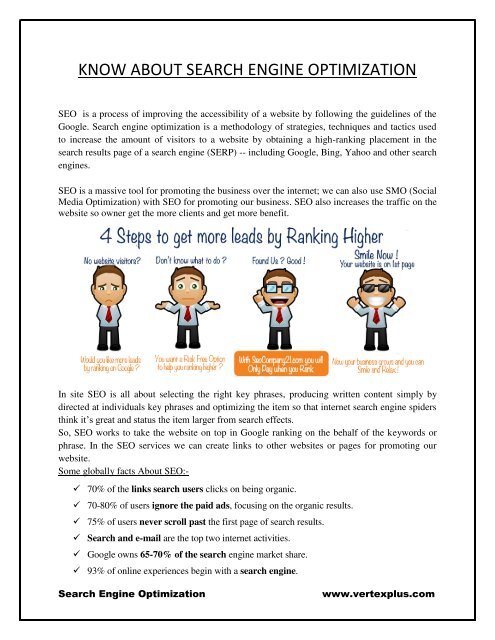 business search engine optimisation