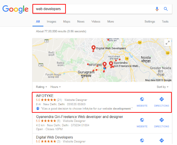 google local search engine optimization
