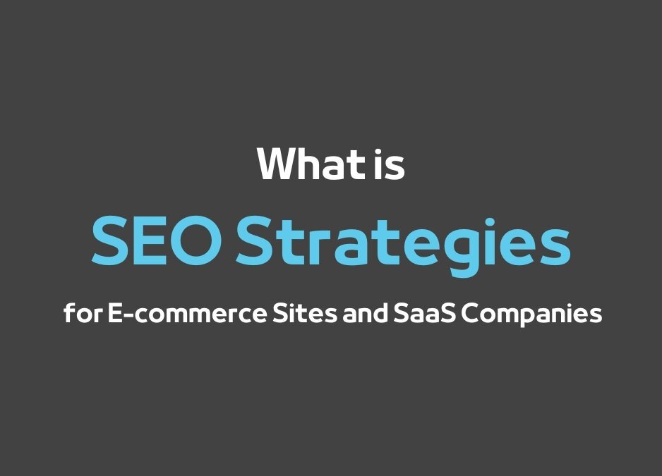 seo strategies for ecommerce sites